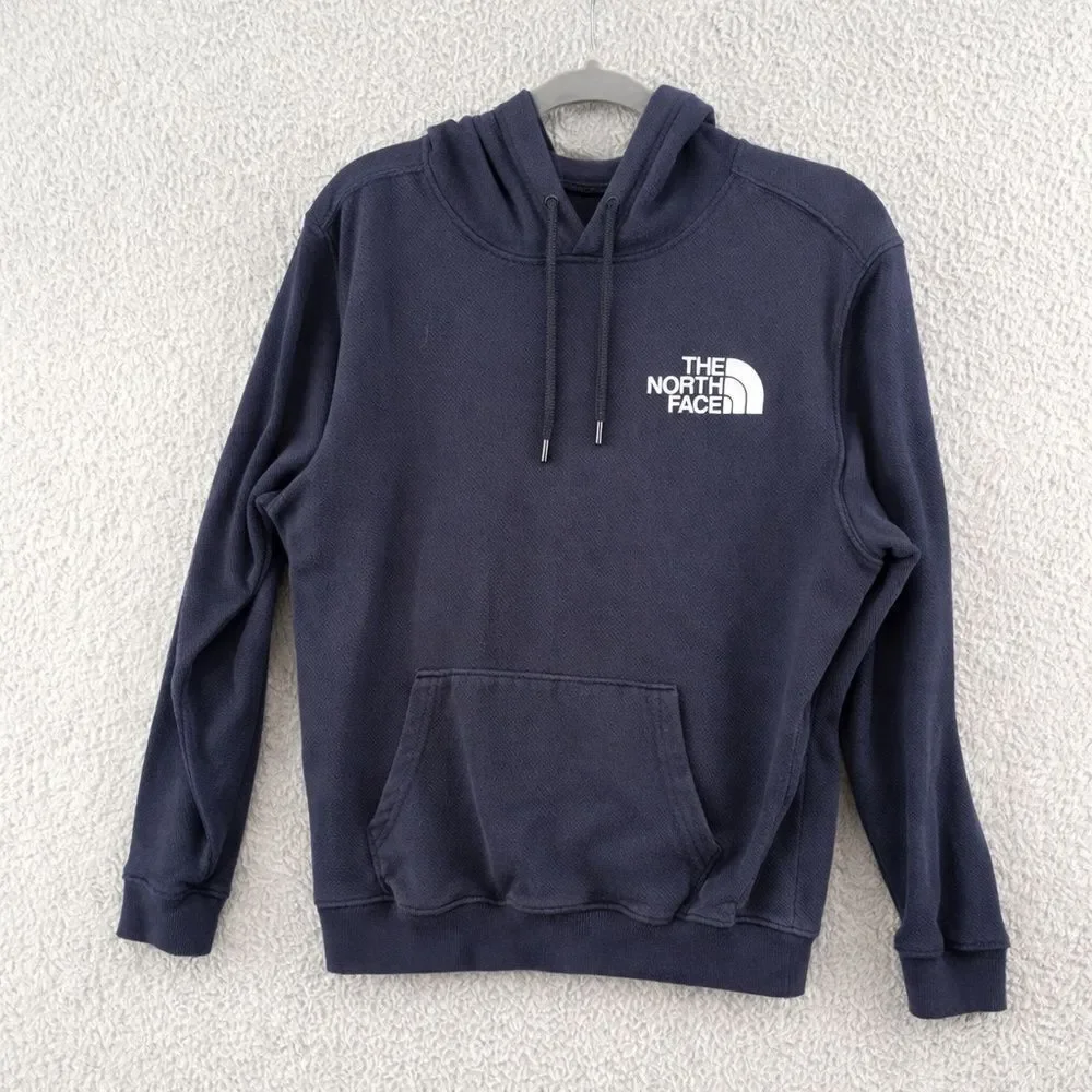 The North Face Men’s Logo Pullover Hoodie Navy Blue Size S